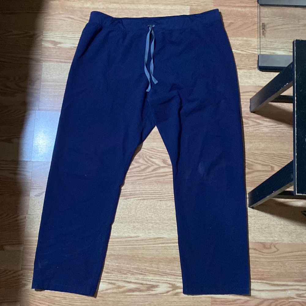 xxl figs livingston scrub bottoms navy